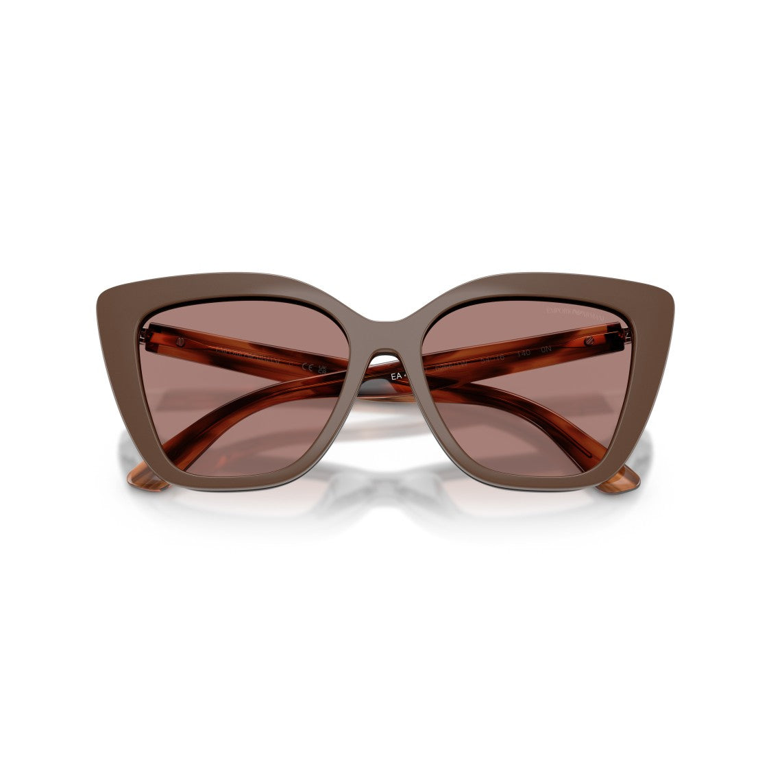Emporio Armani 0Ea4254u Bold Cat-Eye Sunglasses With Tortoiseshell Temples