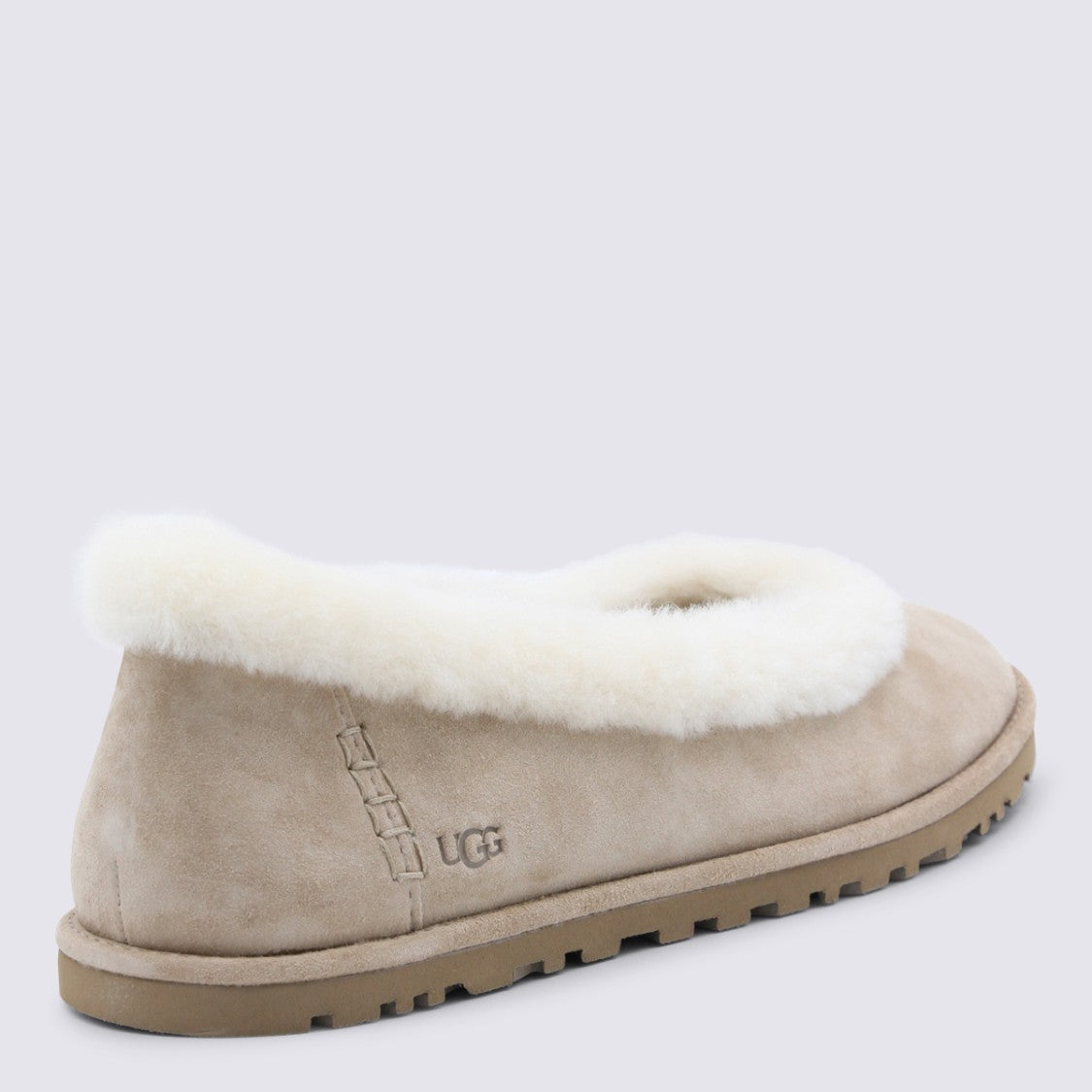 Ugg Beige Suede Flats