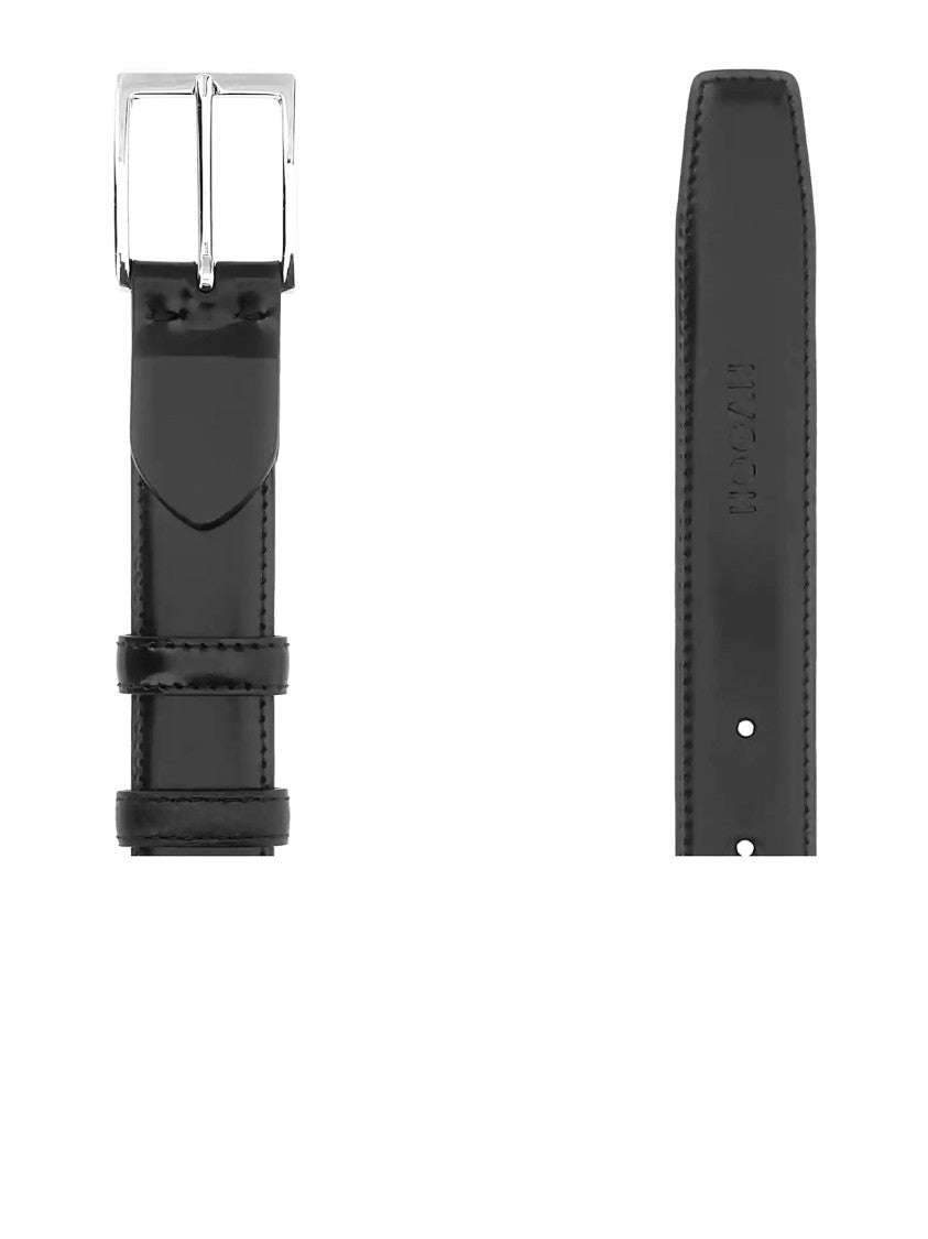 Hogan Polished Black Belt