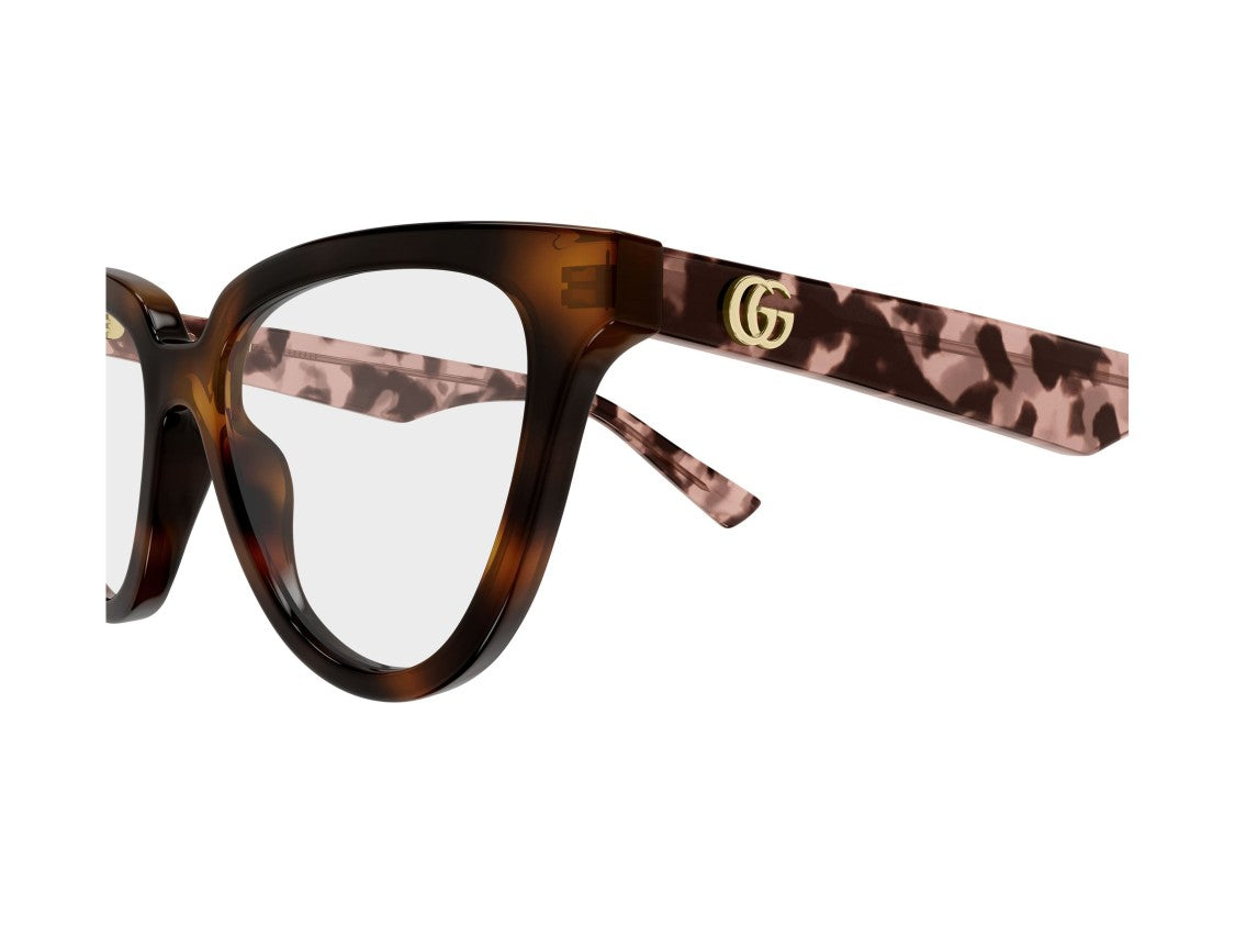 Gucci Gold Gg2179o Acetate Cat-Eye Eyeglasses