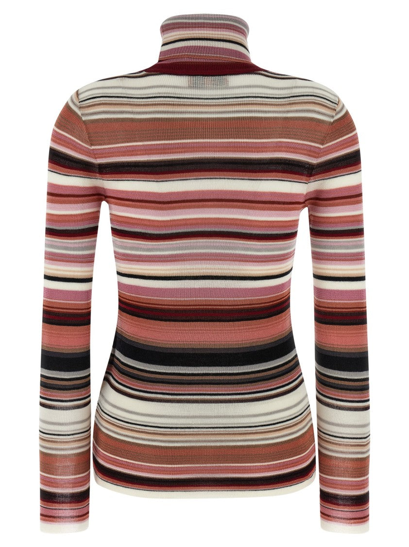 Missoni Striped Turtleneck Sweater