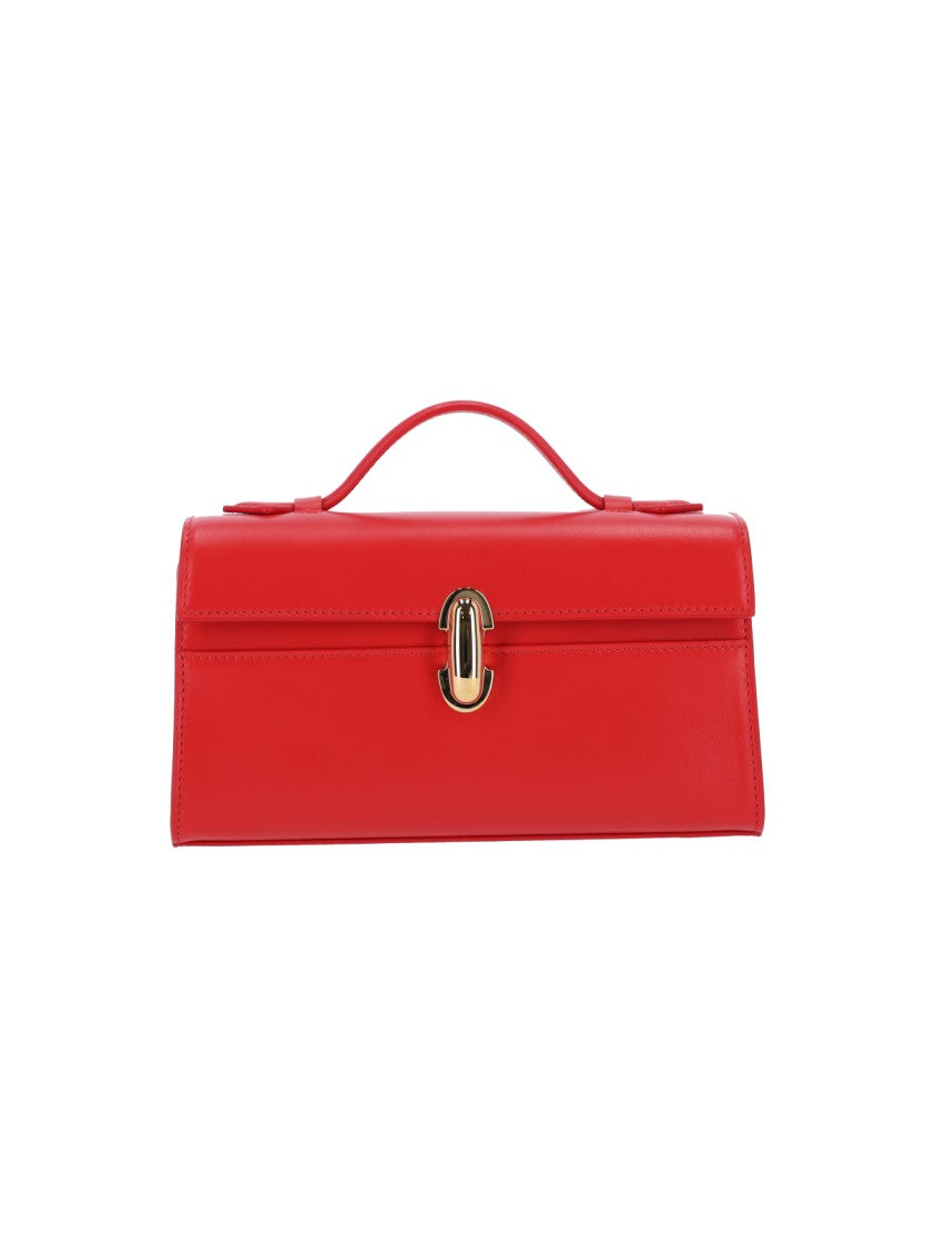 Savette "Symmetry" Clutch Bag Red