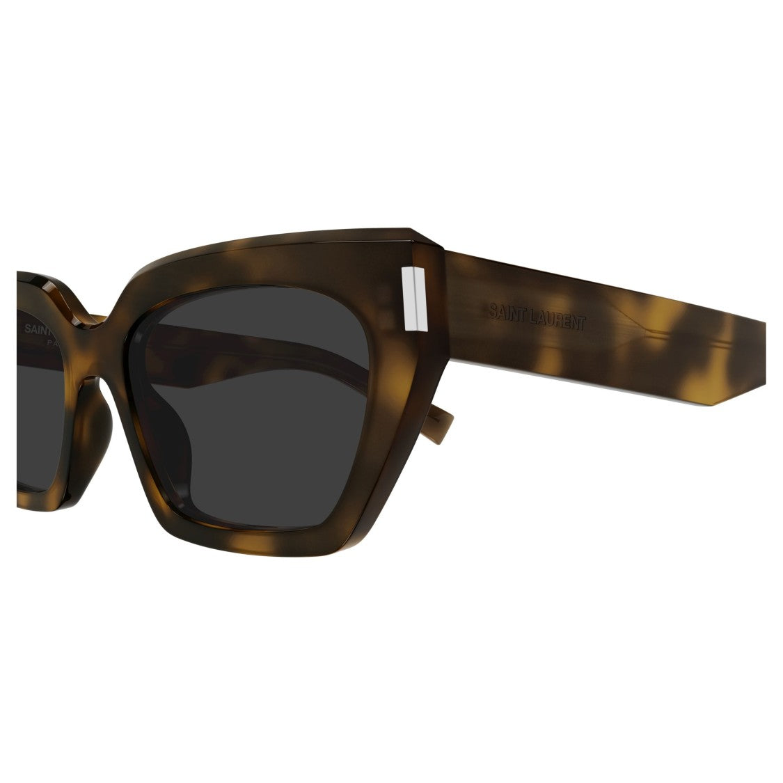 Saint Laurent Sl 826 Page Tortoiseshell Geometric Sunglasses