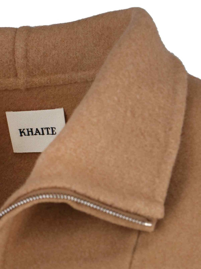 Khaite Classic Tailored Brown Jacket With Structured Design