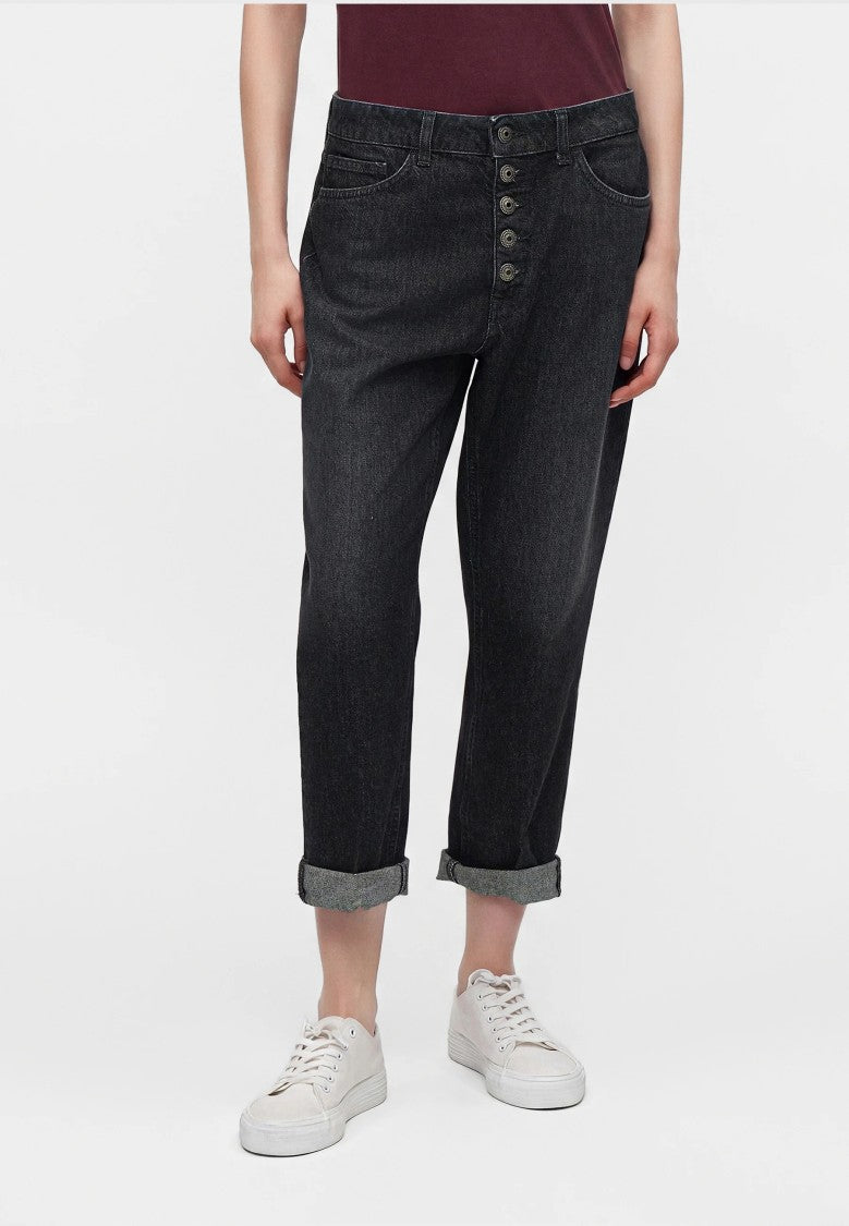 Dondup Relaxed-Fit Cuffed Hem Button-Fly Jeans
