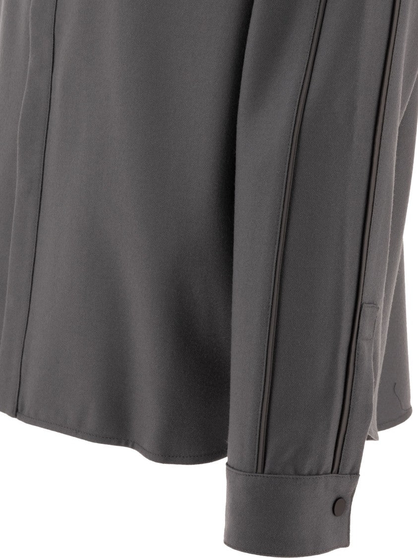 Gr10k "Flanel Piping" Overshirt