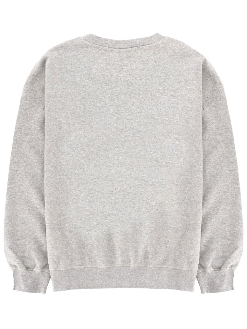 Ganni Animal Graphic Red Bow Sweatshirt
