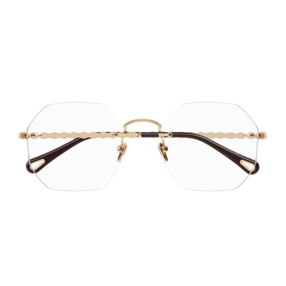 Chloé Ch0270o Linea Chloé Rimless Geometric Optical Frame
