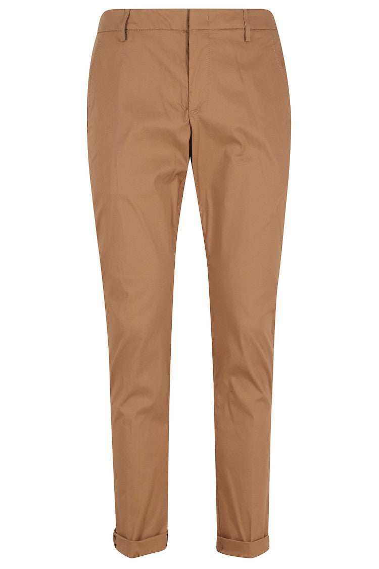 Dondup Bark Slim Chino Gaubert Poplin Cotton-Blend Chino Pants