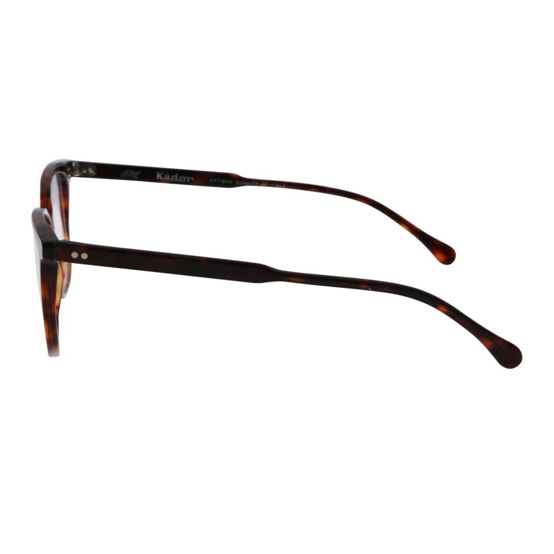 Kador Lait Classic Tortoiseshell Frame Eyeglasses With Metallic Accents