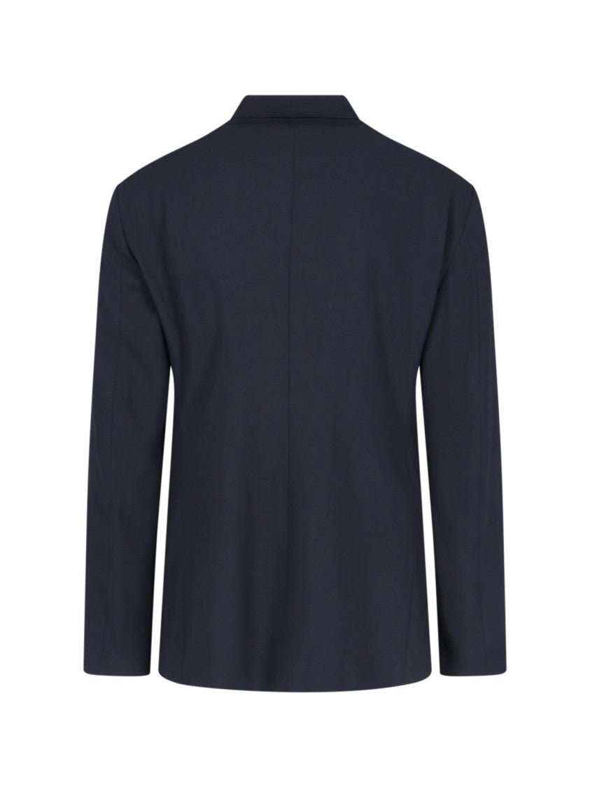 Giorgio Armani Single-Breasted Blazer – Navy