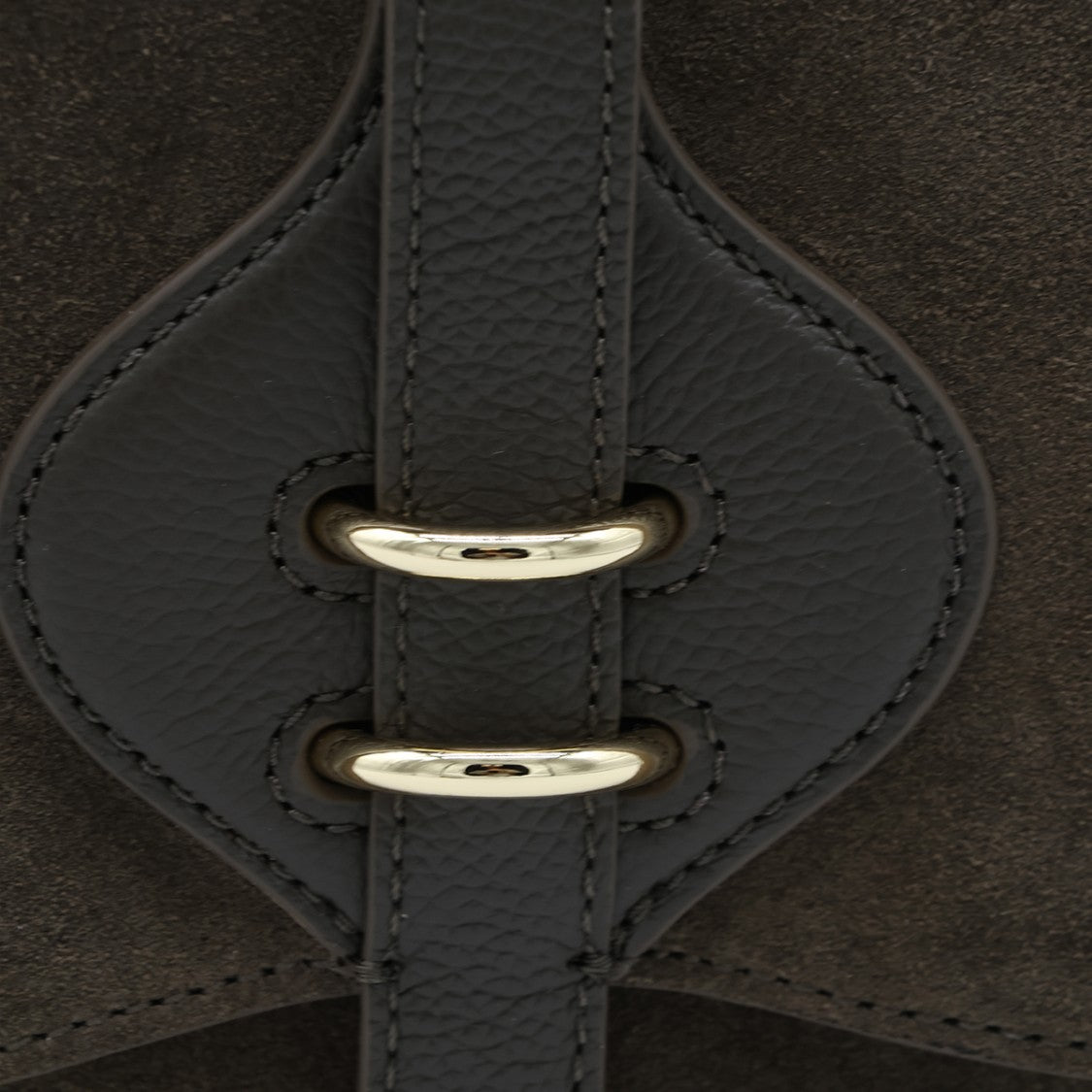 Coccinelle Structured Black Bag With Flap Closure