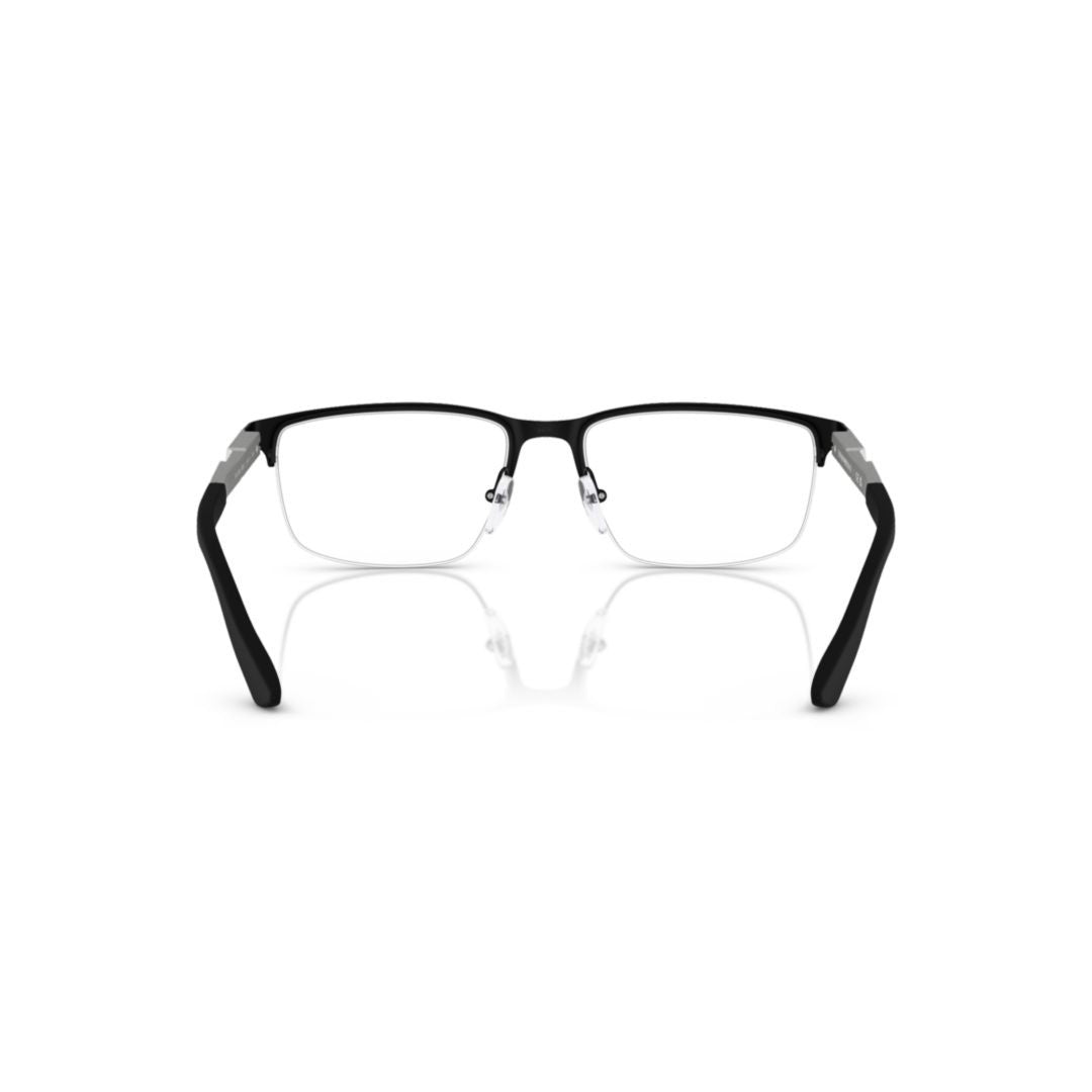 Emporio Armani 0Ea1164 Rectangular Frame Eyeglasses With Metal Accents