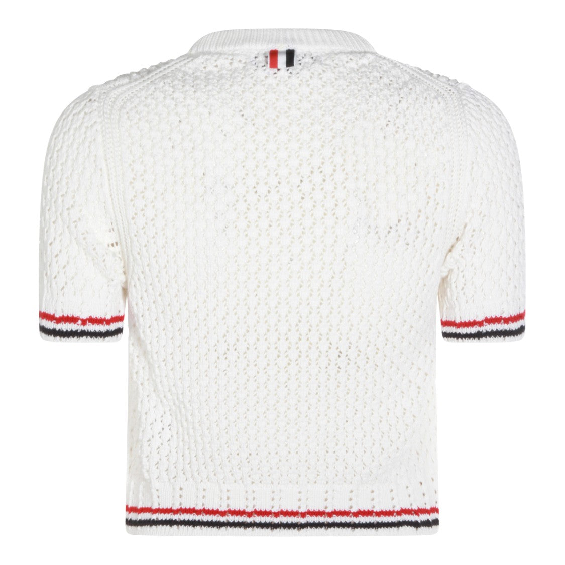 Thom Browne White Cotton Knitwear