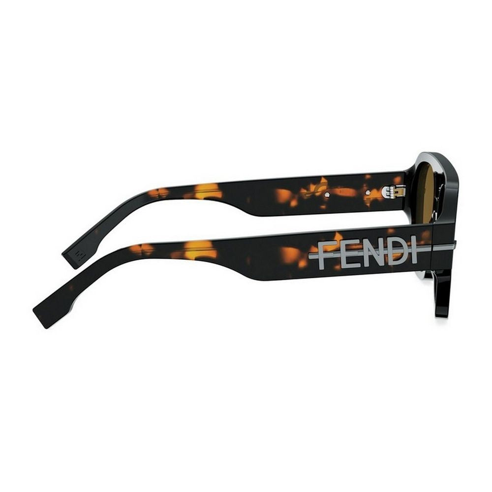 Fendi Graphy Aviator Sunglasses With Tortoiseshell Acetate Frame