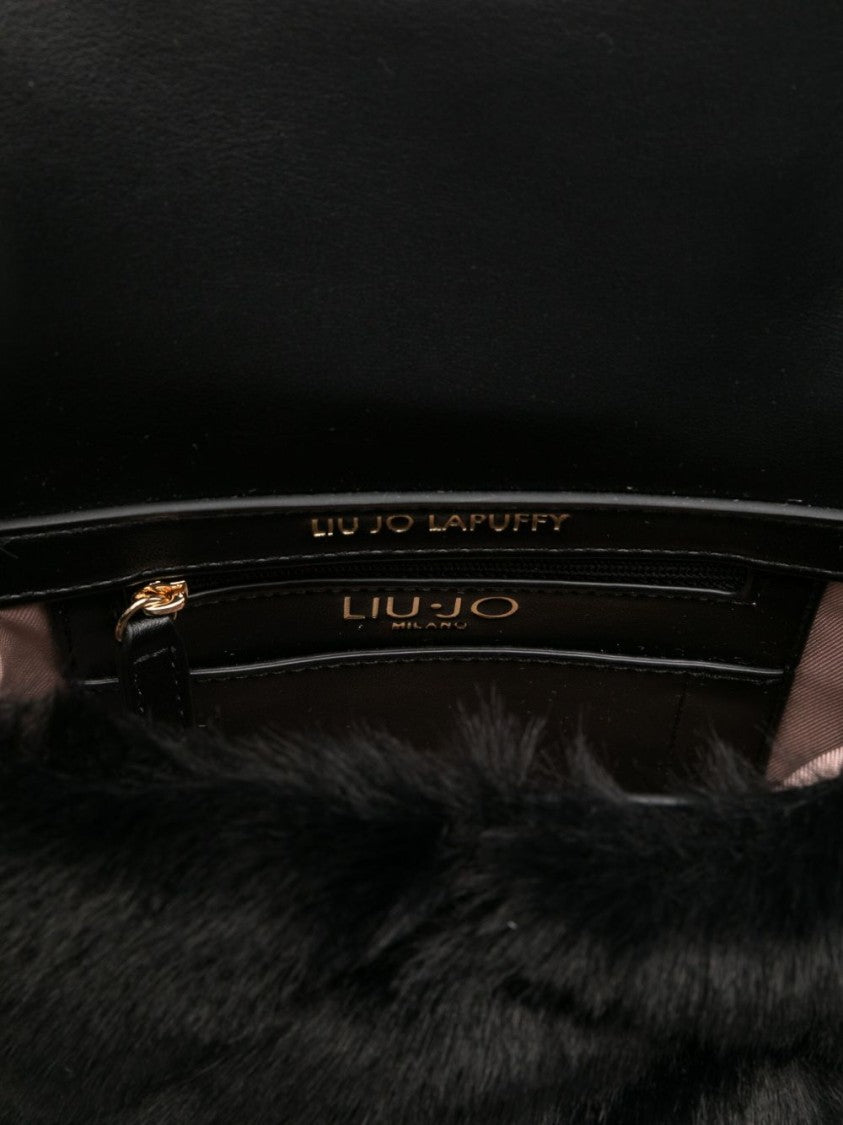 Liu Jo Quilted Faux Fur Shoulder Bag