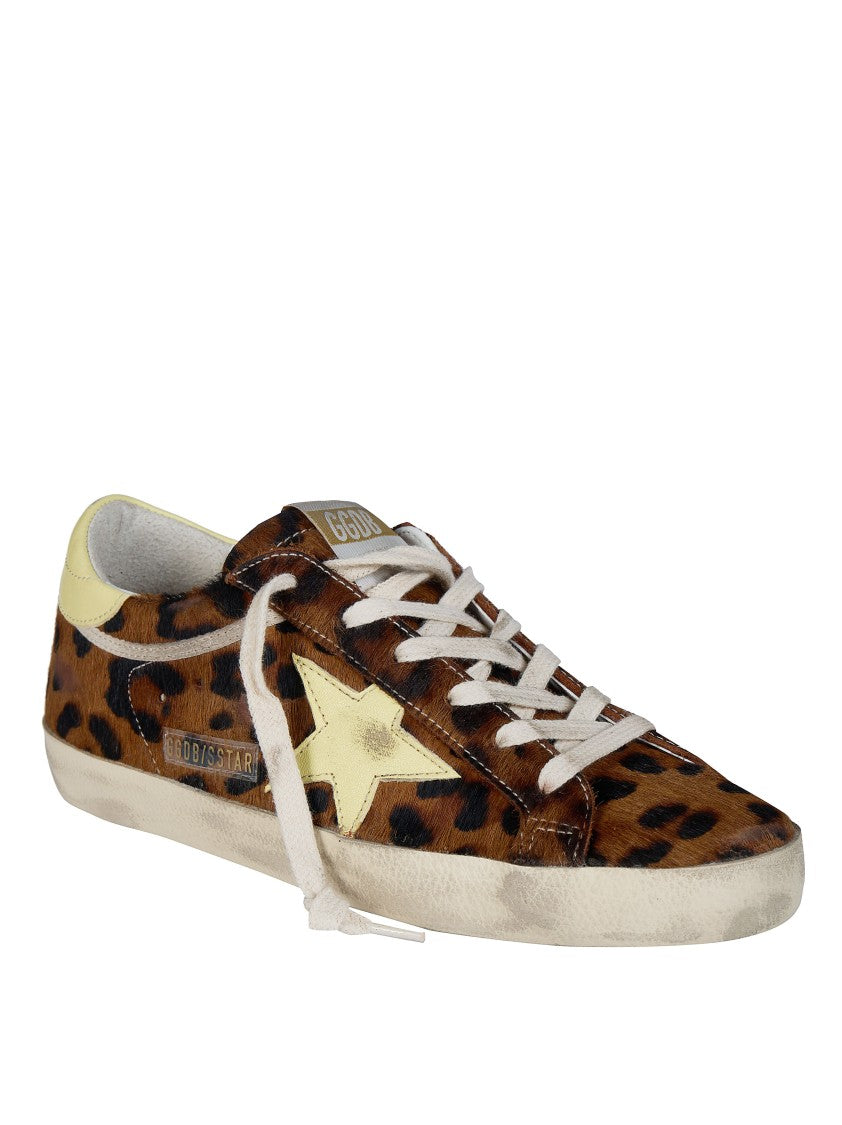 Golden Goose Super-Star Horsy Upper Toe Tongue Nappa Star Sneakers