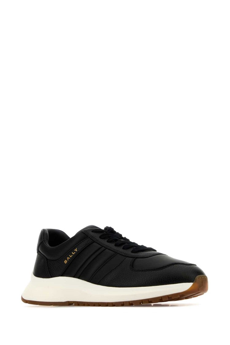 Bally Black Leather Darsyl Sneakers