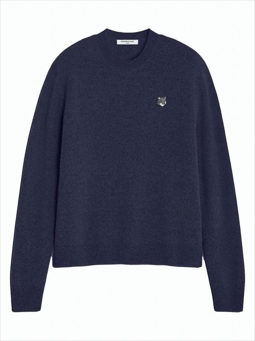 Maison Kitsuné Lambswool Crewneck Sweater