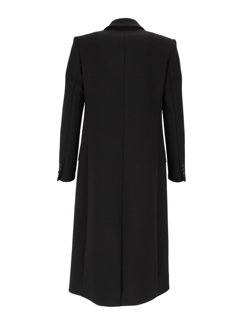 Elisabetta Franchi Double-Breasted Structured Coat
