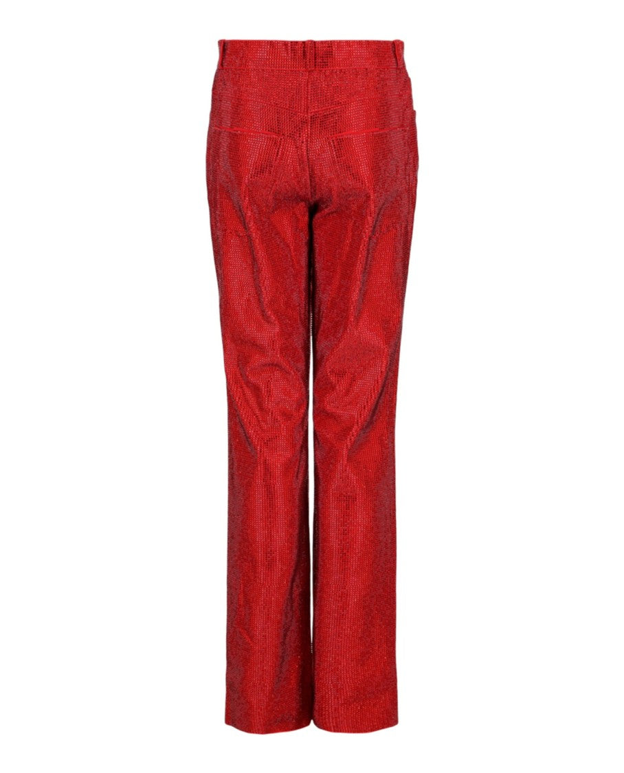 Ferragamo Crystal-Embellished Pants