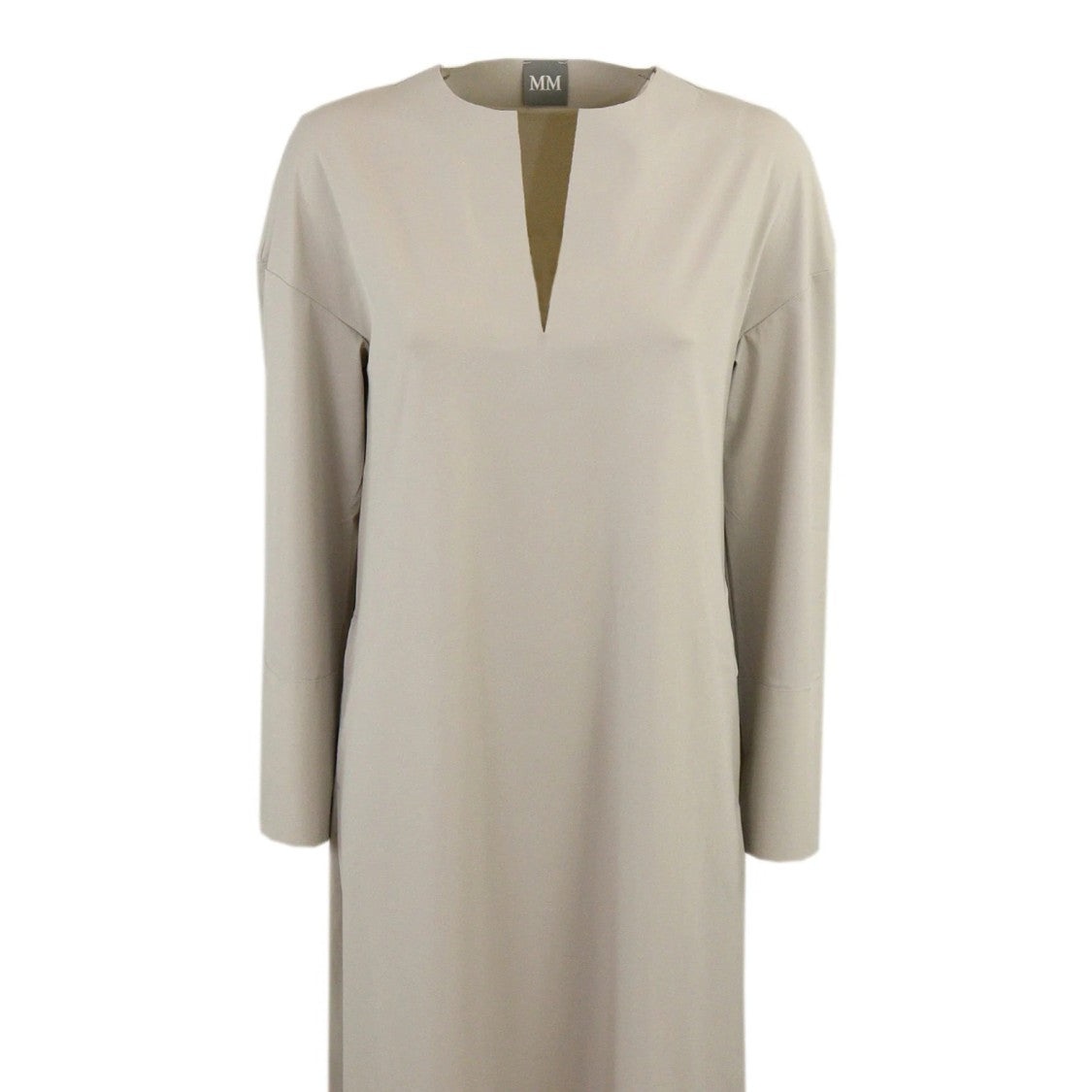 Max Mara Ankle-Length Dress With V-Neckline