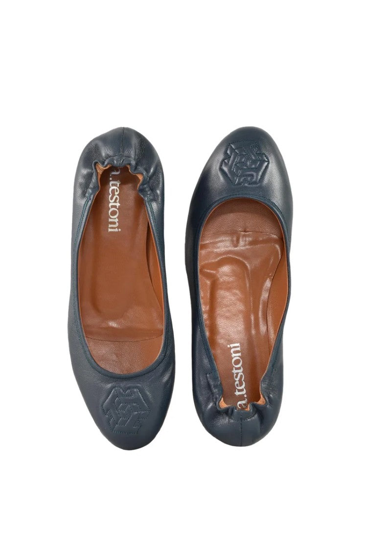 A.Testoni Women's Ballerinas - Blue