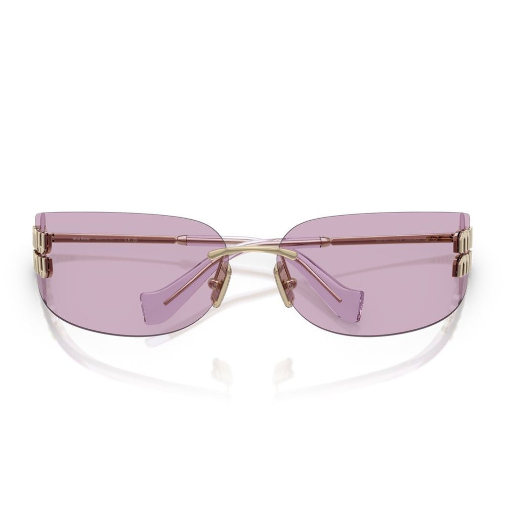 Miu Miu 0Mu A51s Aube Ultra-Light Wraparound Sunglasses