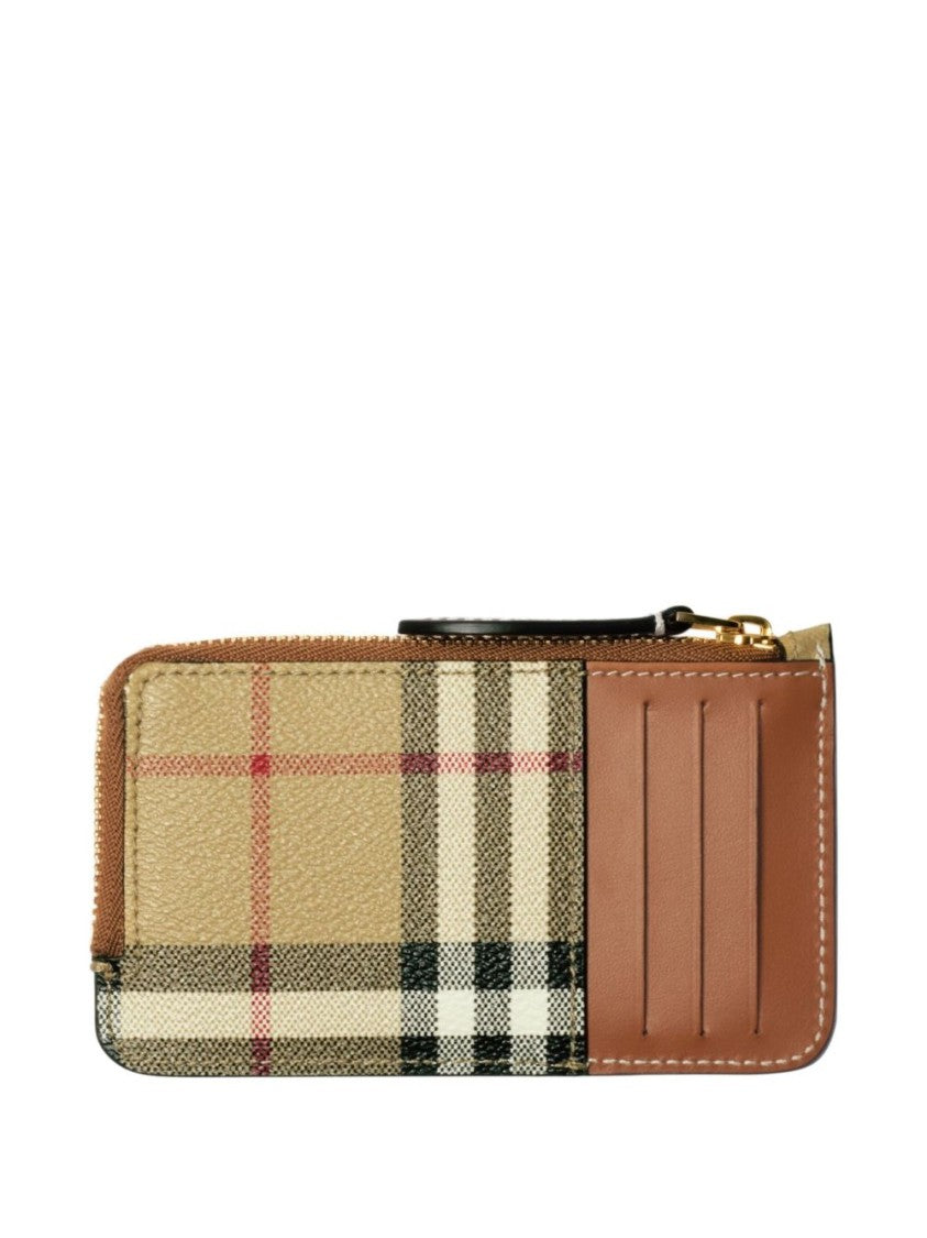 Burberry Checked Credit Card Holder