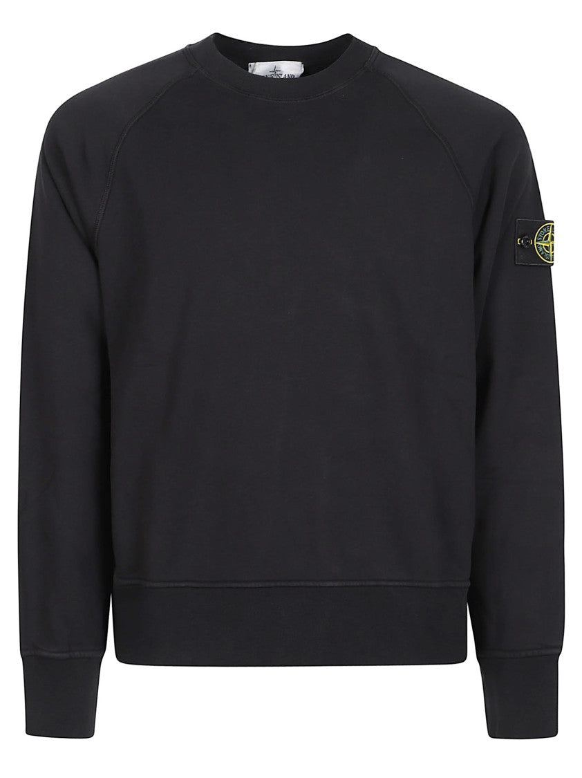 Stone Island Minimalist Cotton Crewneck Sweatshirt