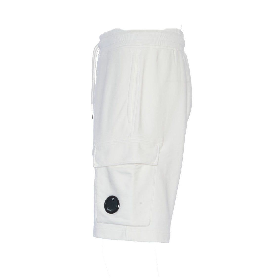 C.P. Company Cargo Shorts In Lightweight Brushed Cotton Fleece