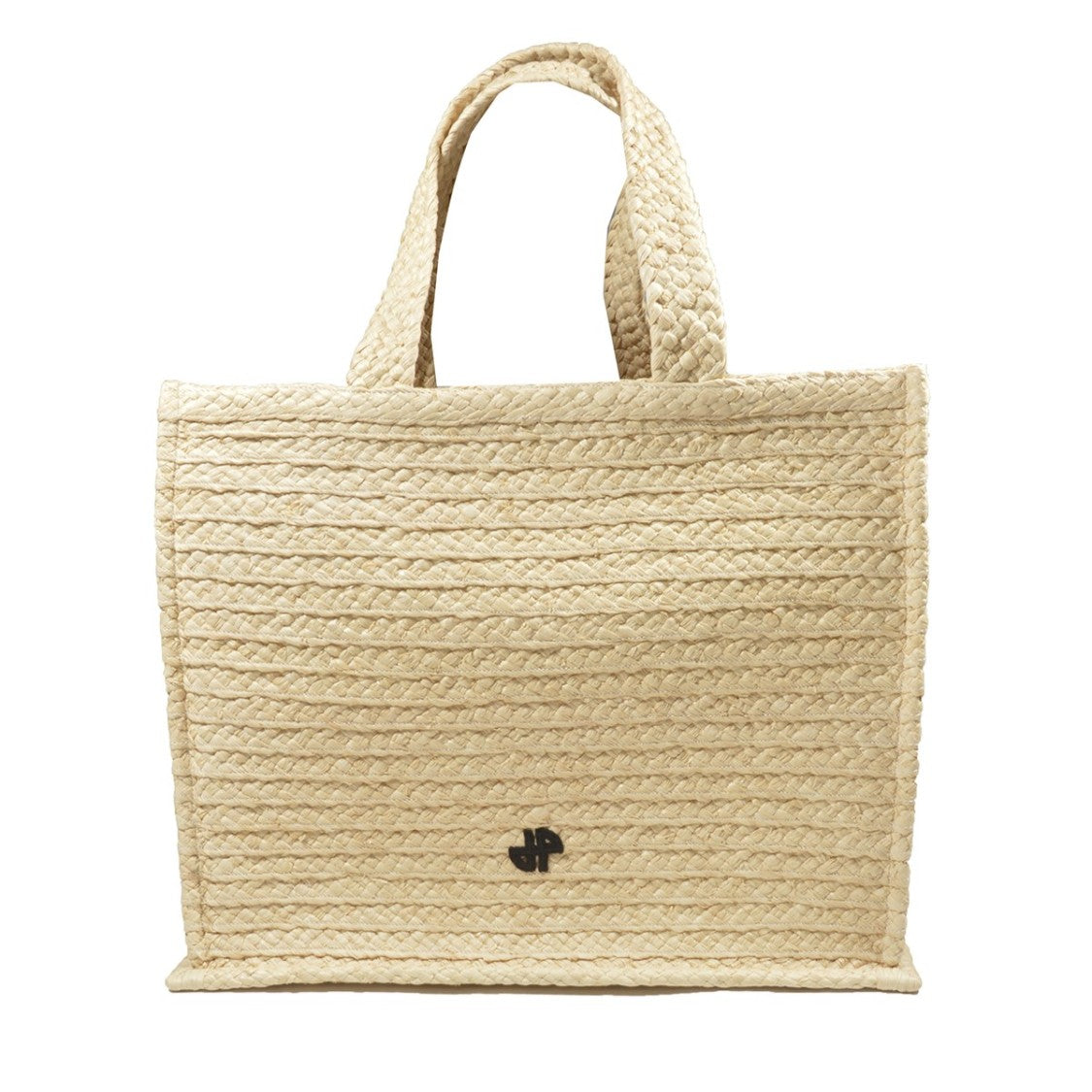 Patou Vanilla Raffia Tote Bag