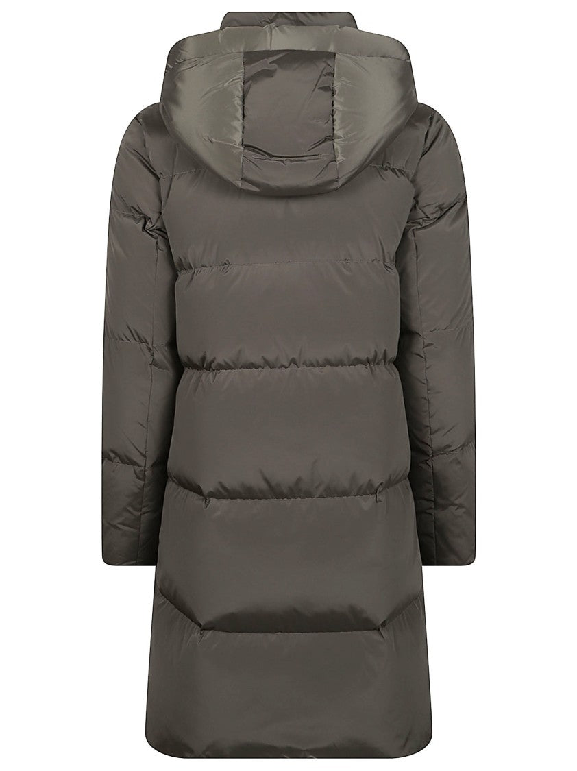 Woolrich Brown Kelly Parka Long Padded Polyamide Parka
