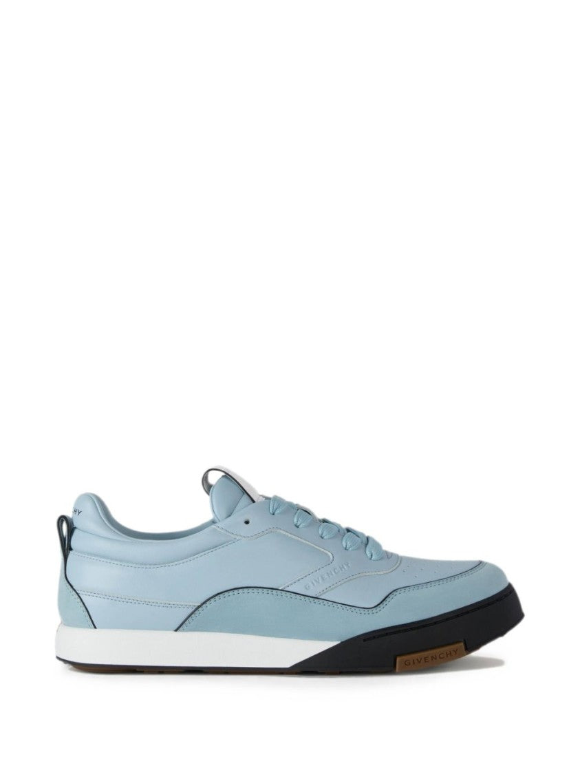 Givenchy Light Blue Black Accent Low-Top Sneakers
