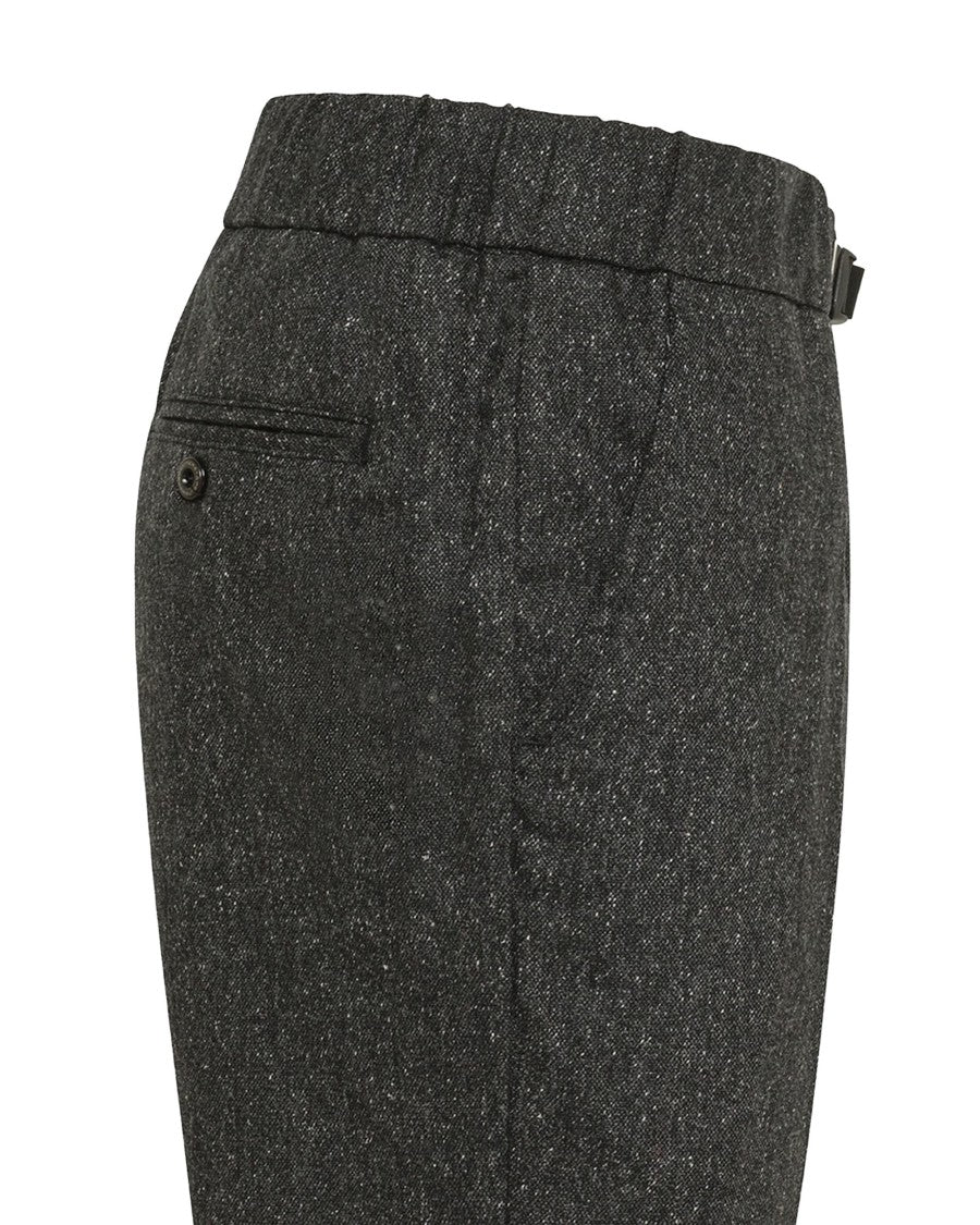 Peuterey Gray Wool Twill Pants