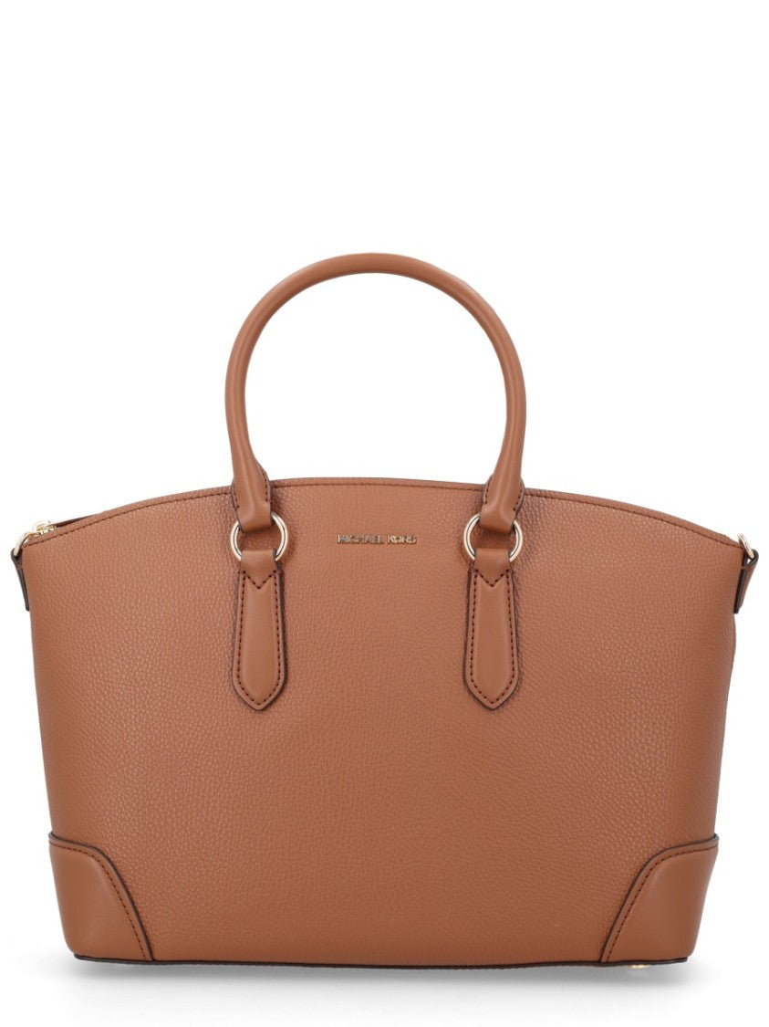 Michael Michael Kors Pebbled Texture Smooth Corner Handbag