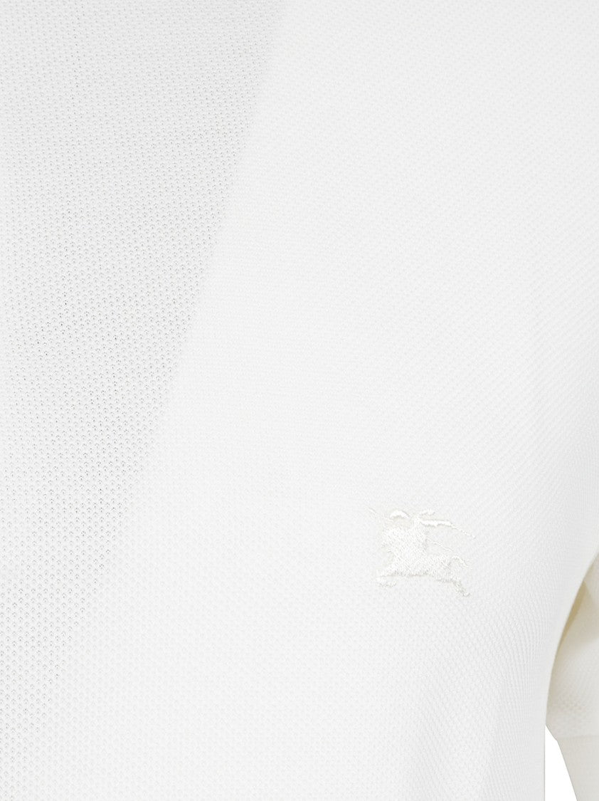 Burberry Short-Sleeve Polo Shirt With Embroidered Logo