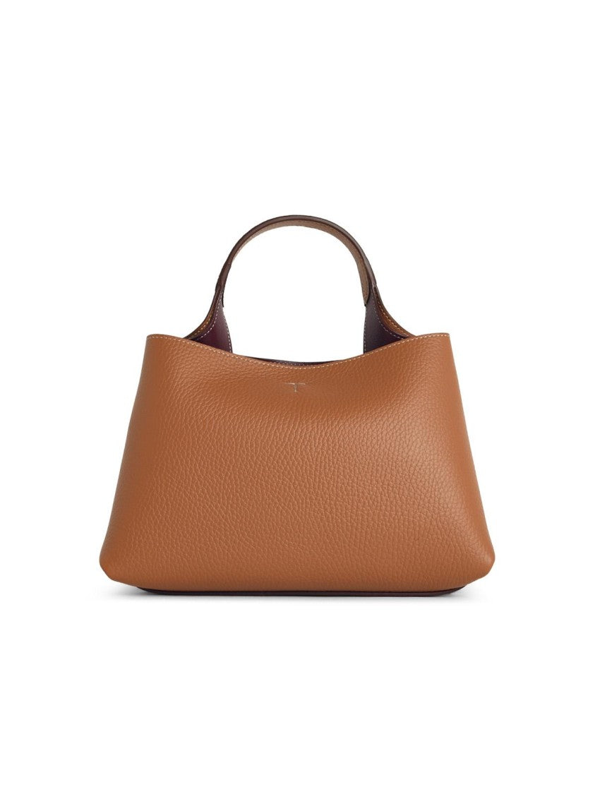 Tod's Micro Bag In Natural Brown Leather