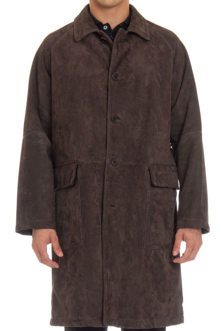 Salvatore Santoro Suede Leather Coat