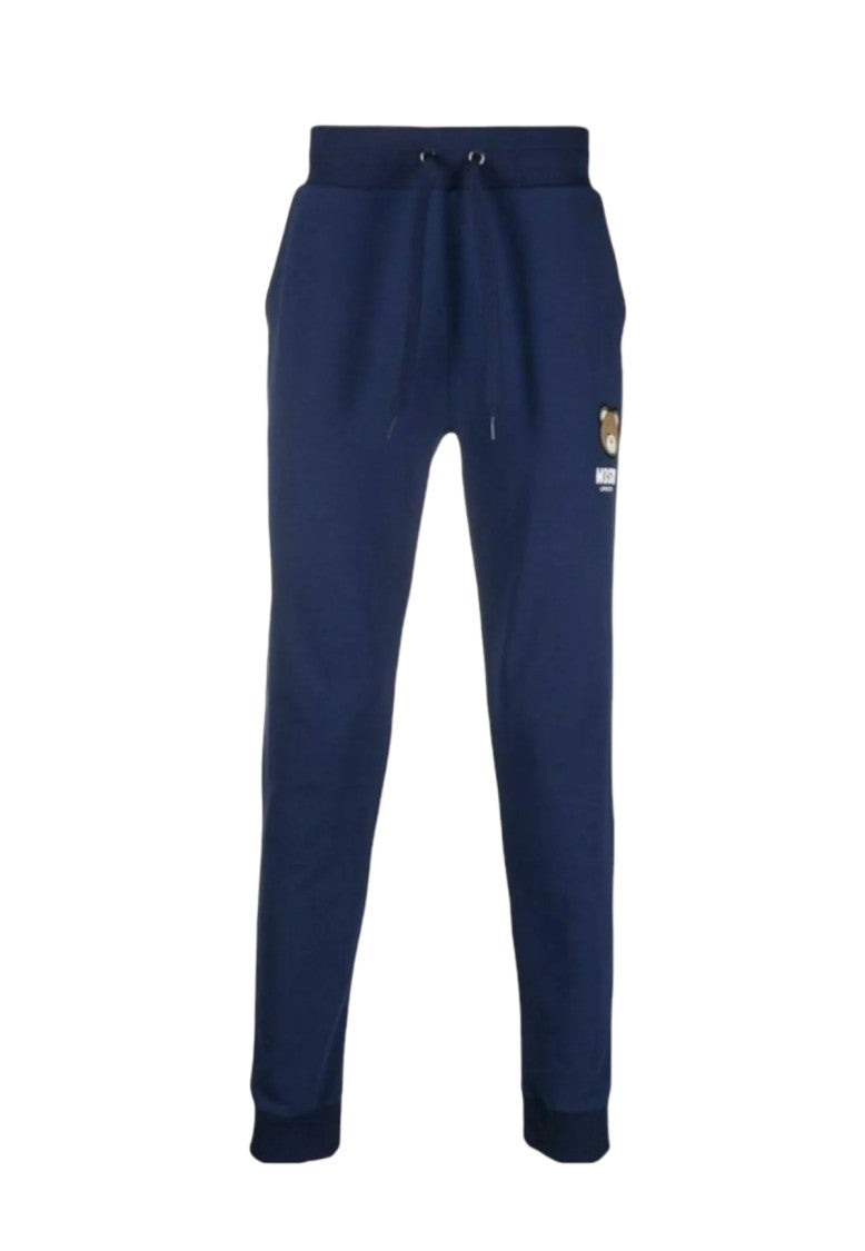 Moschino Navy Blue Relaxed Fit Jogger Pants