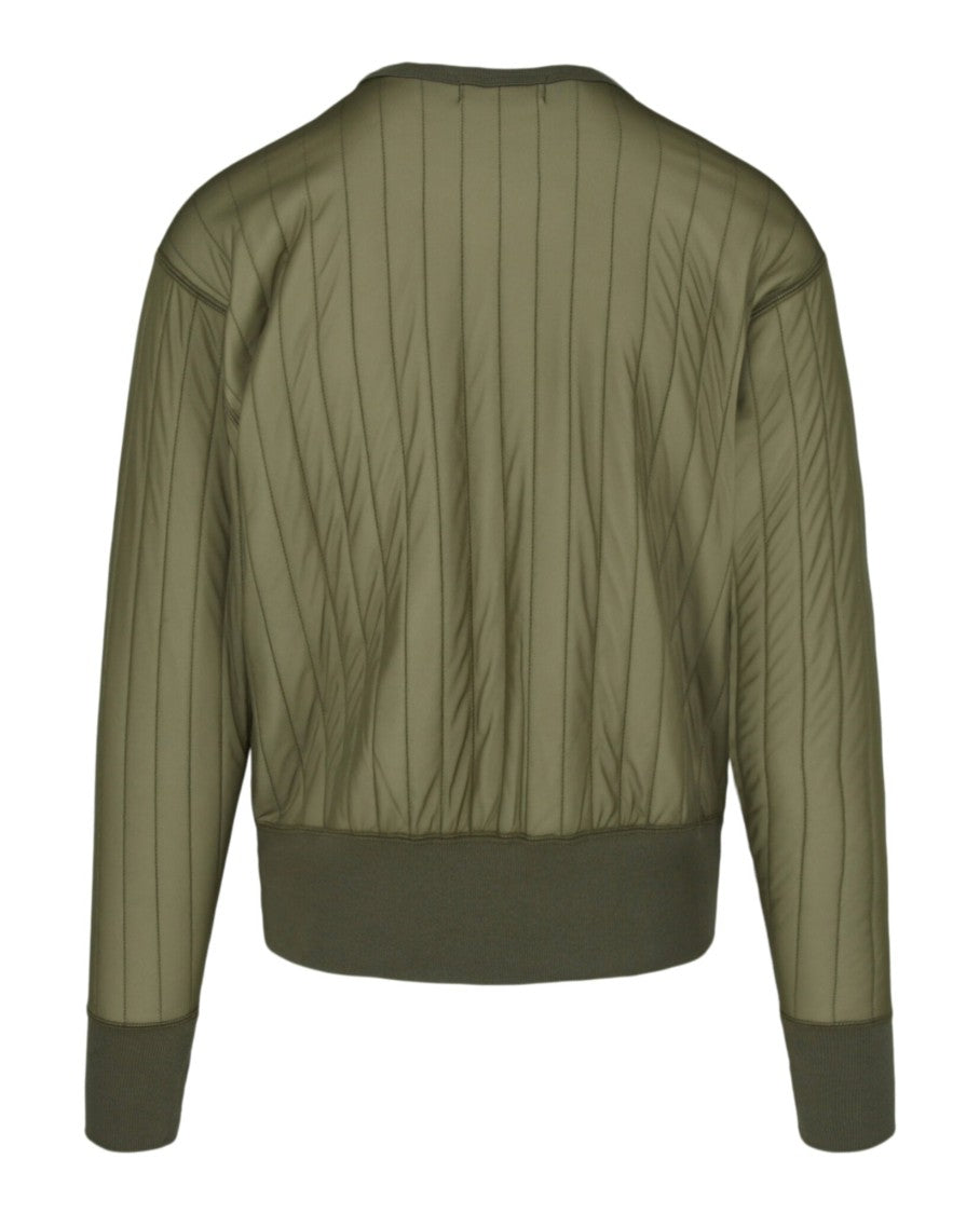Ambush Quilted Embroidered Logo Sweater