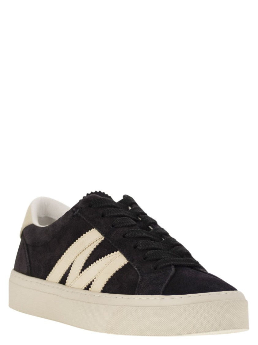 Moncler Monaco2 - Suede And Nubuck Leather Trainers