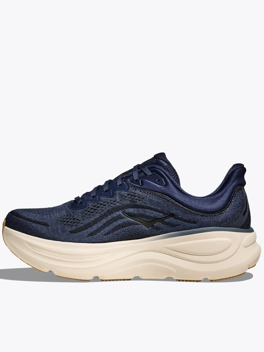 Hoka Navy Bondi 9 Cushioned Mesh Sneakers