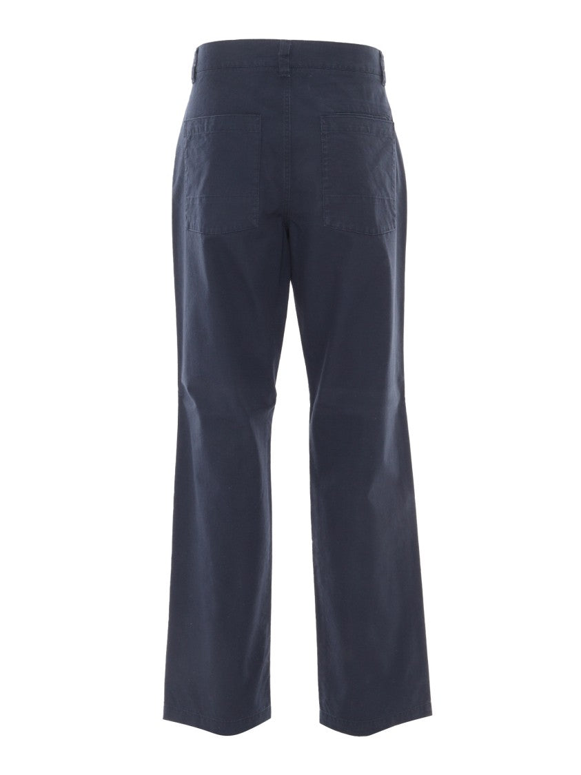 Aspesi Straight-Leg Cotton Blend Trousers With Classic Design
