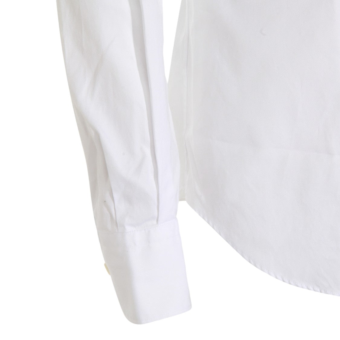 Glanshirt Long-Sleeve White Tailored Shirt With Pointed Collar