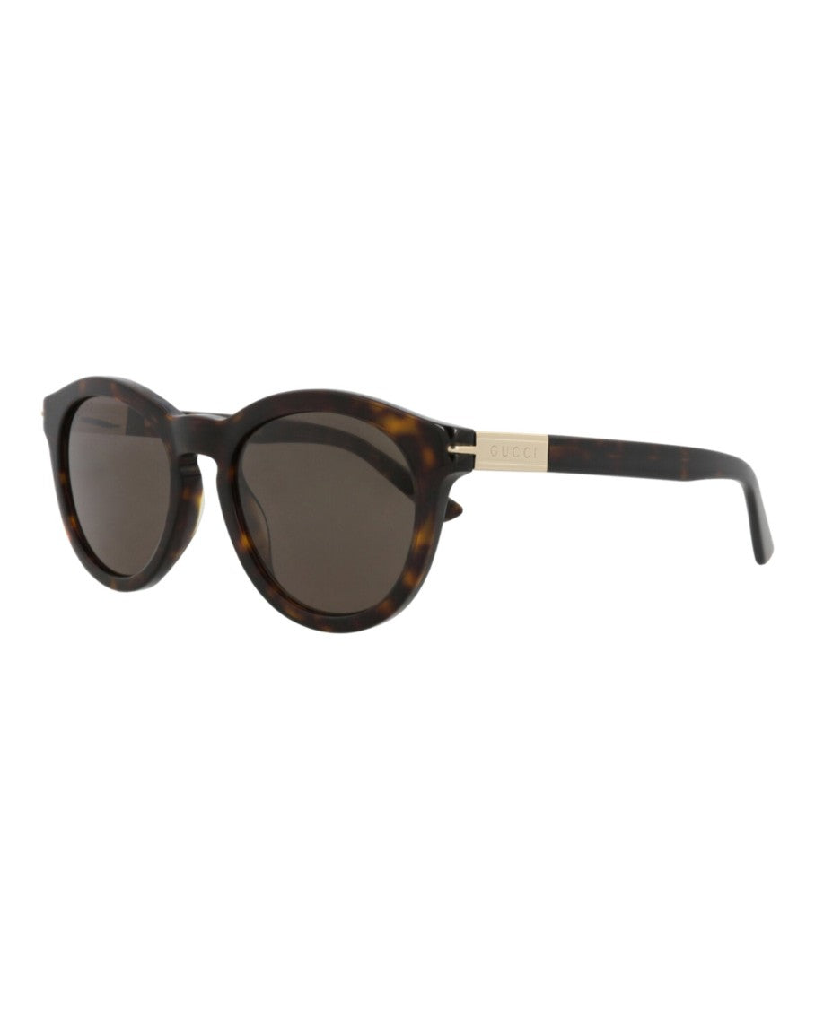 Gucci Round-Frame Recycled Acetate Sunglasses