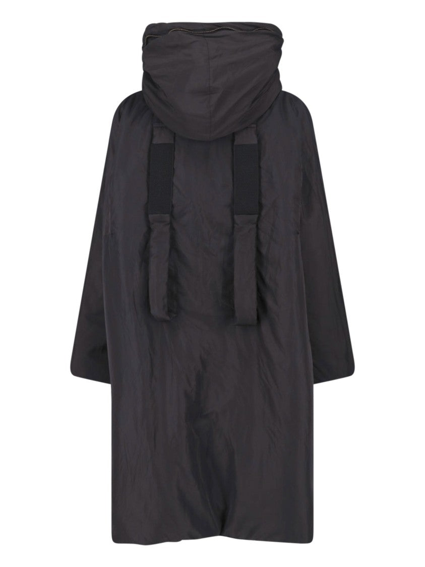 Kimono Rain Black Kimo No-Rain Reversible Belted Waterproof Jacket