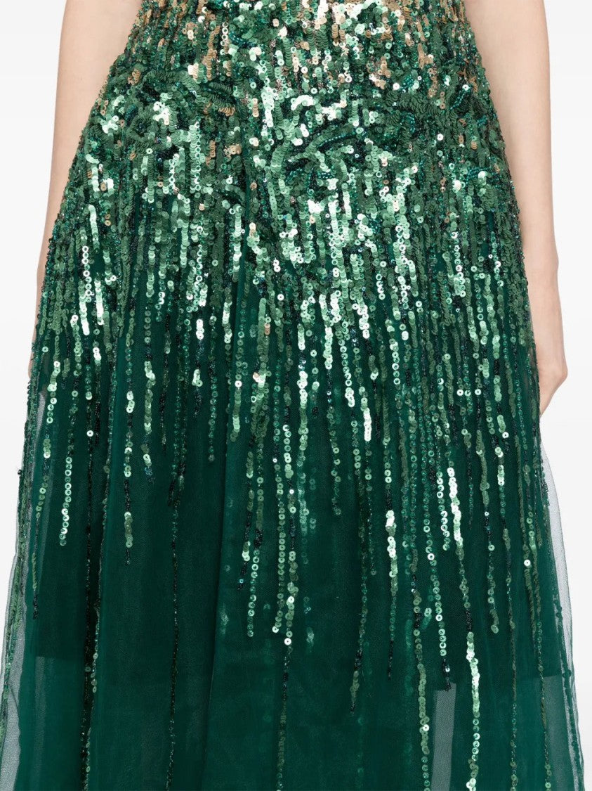 Saiid Kobeisy Embroidered Strapless Dress