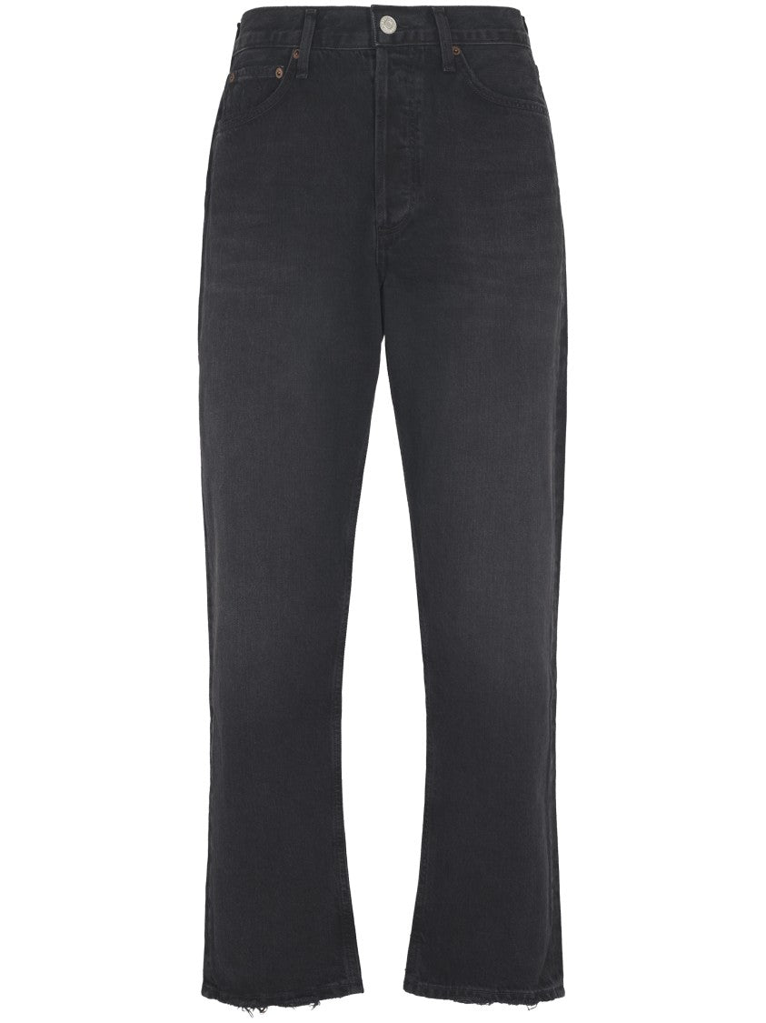 Agolde Relaxed Fit Cropped Trousers