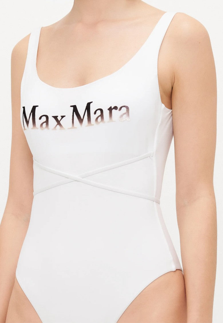 Max Mara Fitted One-Piece Swimsuit With Square Neckline